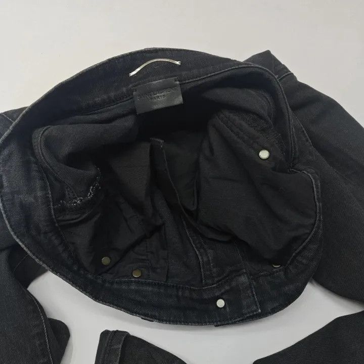 Saint Laurent Paris Saint Laurent Black Fitted Denim Pants for Men Size US 32 / EU 48 - 7 Thumbnail