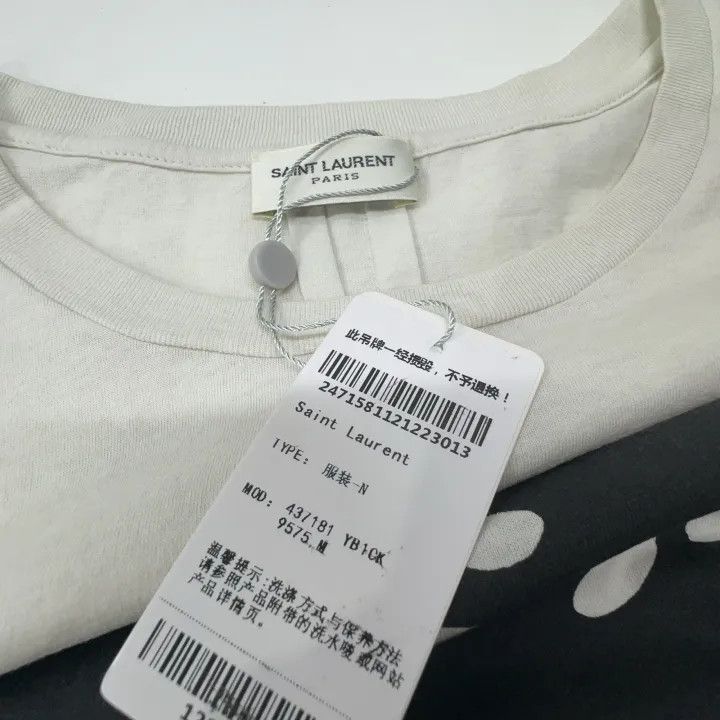 Saint Laurent Paris Yves Saint Laurent Printed Short Sleeve T-Shirt Size US M / EU 48-50 / 2 - 5 Thumbnail