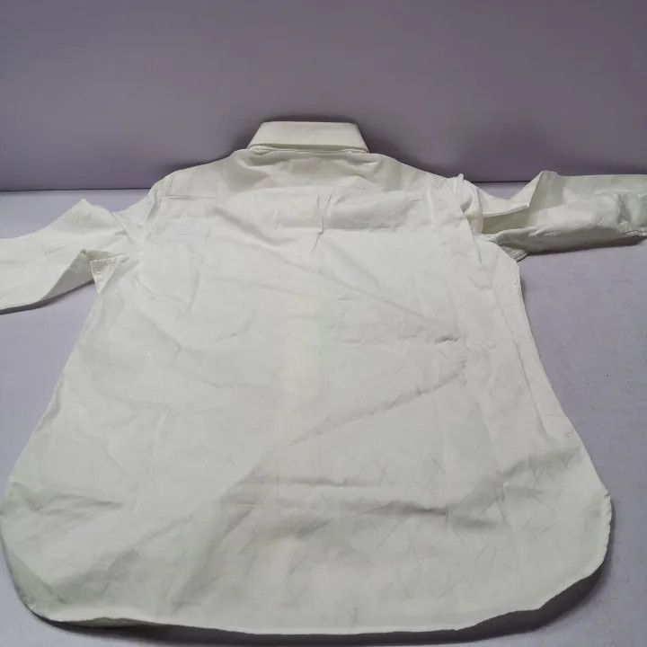 Saint Laurent Paris Yves Saint Laurent White Long Sleeve Shirt Size US M / EU 48-50 / 2 - 10 Thumbnail