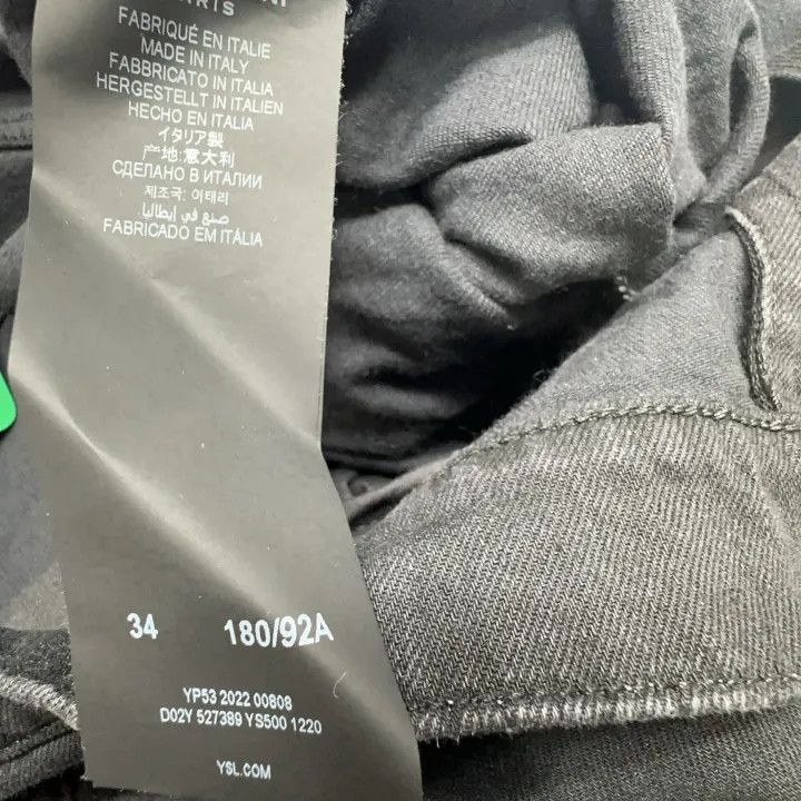 Saint Laurent Paris Saint Laurent Black Skinny Denim Pants for Men Size US 34 / EU 50 - 6 Thumbnail