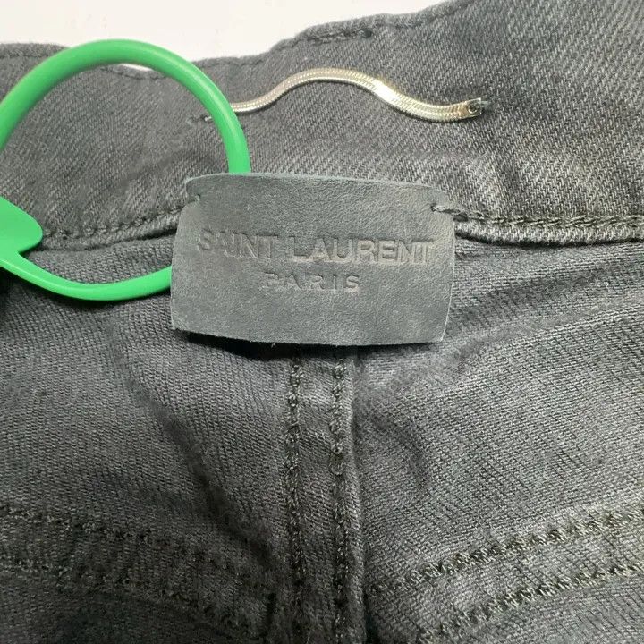 Saint Laurent Paris Saint Laurent Black Skinny Denim Pants for Men Size US 34 / EU 50 - 4 Thumbnail