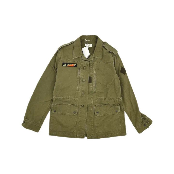 Saint Laurent Paris Saint Laurent Casual Logo Embroidered Jacket Size US M / EU 48-50 / 2 - 2 Thumbnail