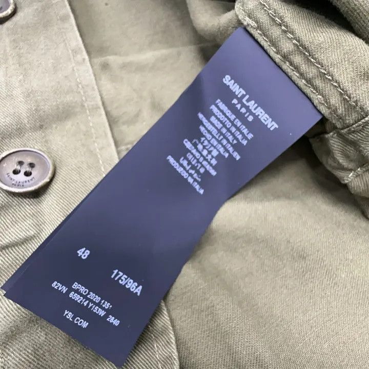 Saint Laurent Paris Saint Laurent Casual Logo Embroidered Jacket Size US M / EU 48-50 / 2 - 5 Thumbnail