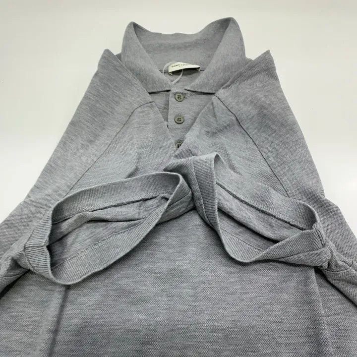 Saint Laurent Paris Saint Laurent Gray Short Sleeve Polo Shirt Size US M / EU 48-50 / 2 - 7 Thumbnail