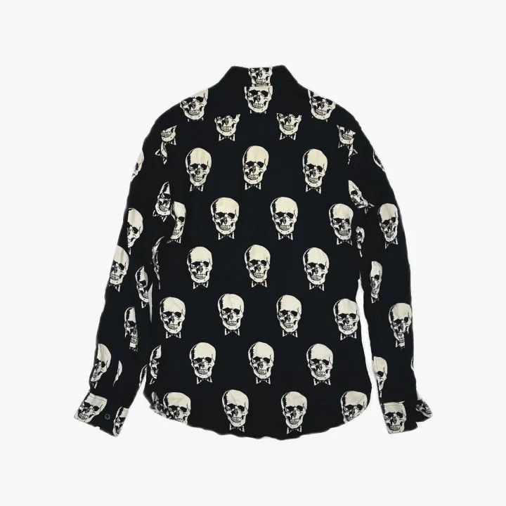 Saint Laurent Paris Yves Saint Laurent Skull Print Long Sleeve Shirt Size US S / EU 44-46 / 1 - 3 Thumbnail