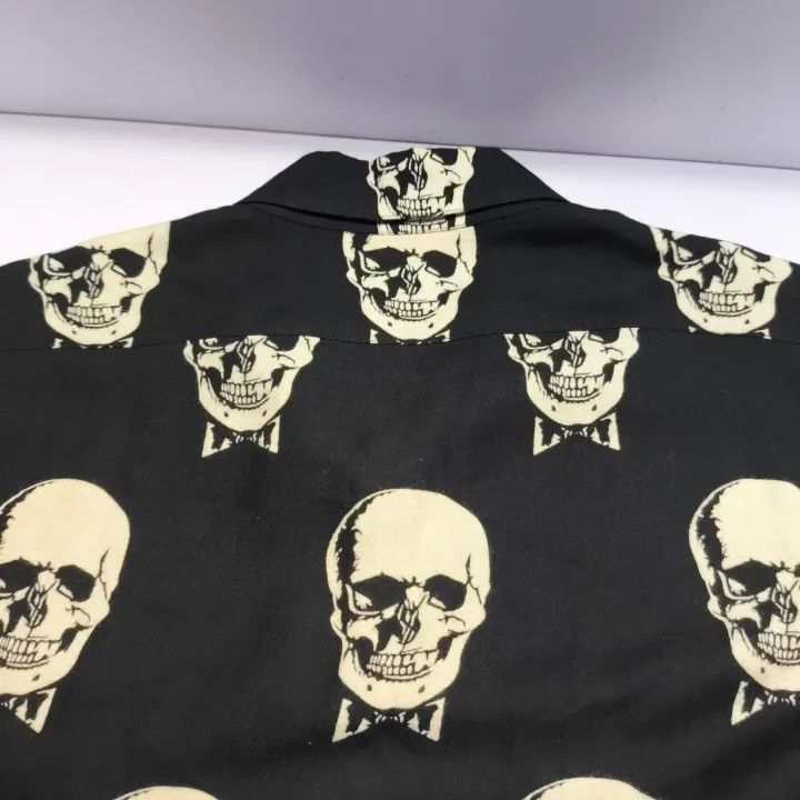 Saint Laurent Paris Yves Saint Laurent Skull Print Long Sleeve Shirt Size US S / EU 44-46 / 1 - 7 Thumbnail