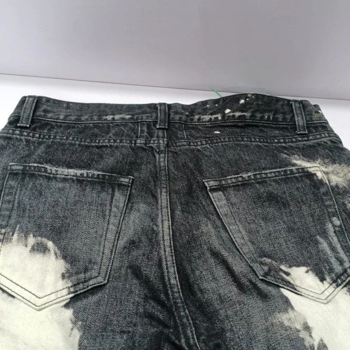 Saint Laurent Paris Yves Saint Laurent Distressed Tie-Dye Jeans Size US 31 - 5 Thumbnail