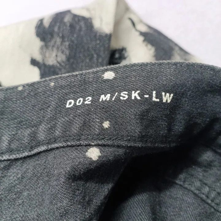 Saint Laurent Paris Yves Saint Laurent Distressed Tie-Dye Jeans Size US 31 - 3 Thumbnail