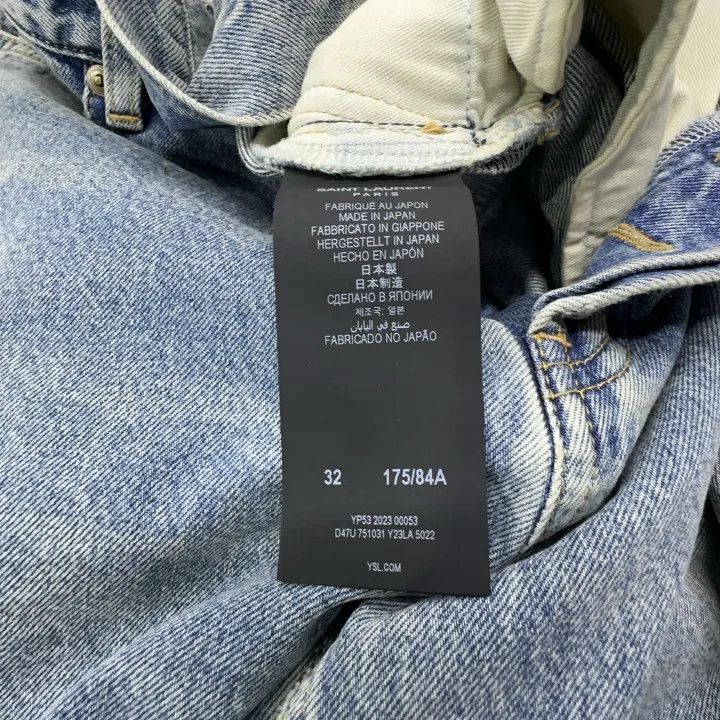 Saint Laurent Paris Saint Laurent High-Waisted Denim Pants Size US 32 / EU 48 - 6 Thumbnail