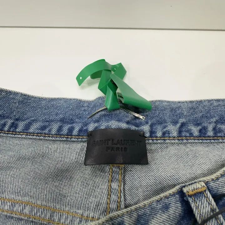 Saint Laurent Paris Saint Laurent High-Waisted Denim Pants Size US 32 / EU 48 - 5 Thumbnail
