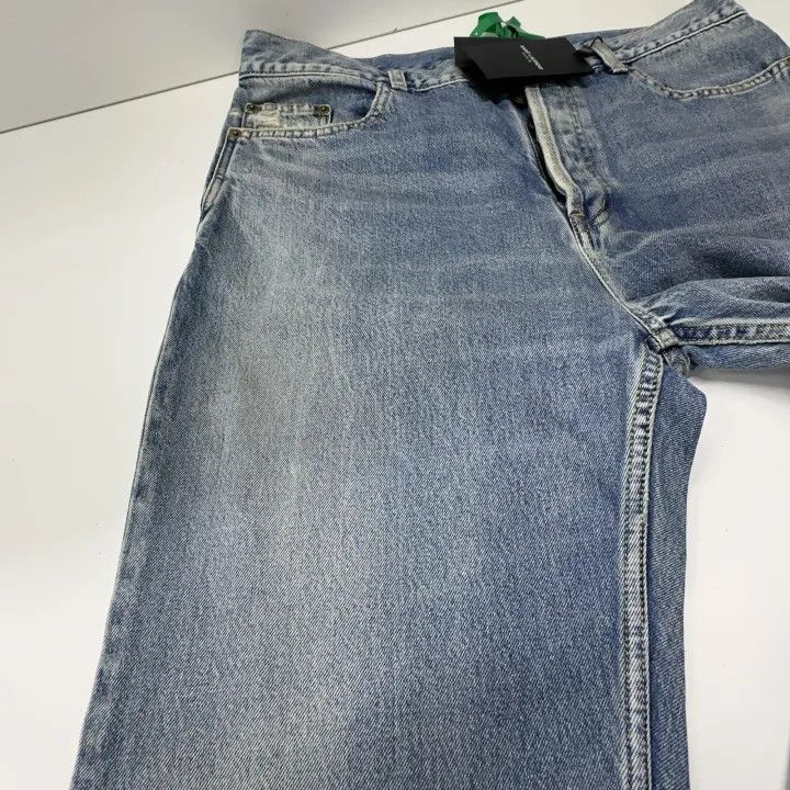 Saint Laurent Paris Saint Laurent High-Waisted Denim Pants Size US 32 / EU 48 - 7 Thumbnail