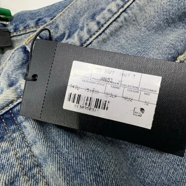 Saint Laurent Paris Saint Laurent High-Waisted Denim Pants Size US 32 / EU 48 - 4 Thumbnail