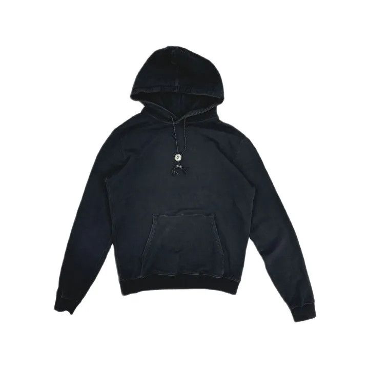 Saint Laurent Paris Yves Saint Laurent Black Hooded Sweatshirt Size US L / EU 52-54 / 3 - 2 Thumbnail