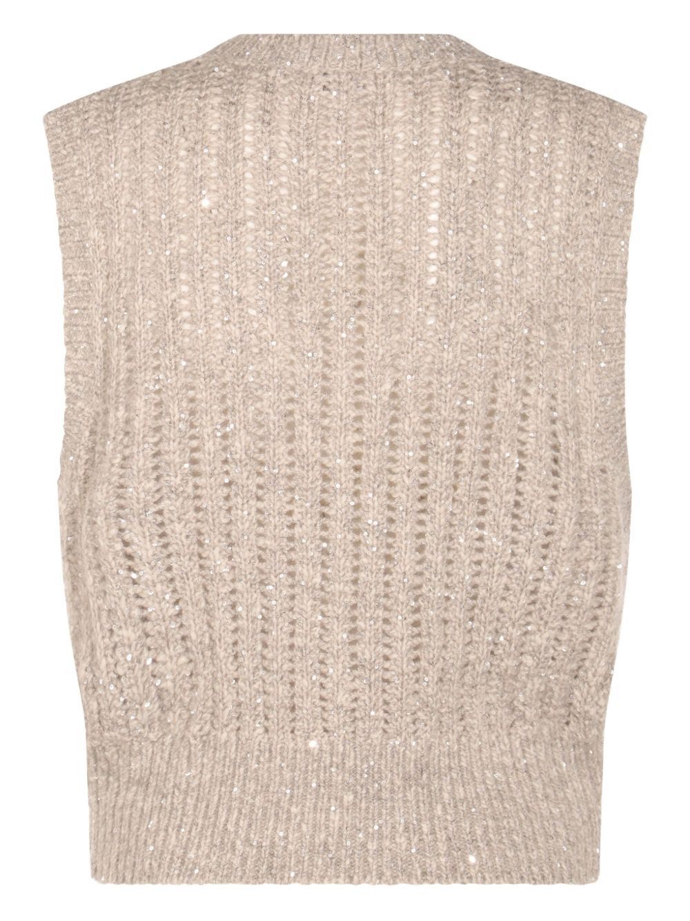 Brunello Cucinelli WOOL TANK TOP Size S / US 4 / IT 40 - 2 Thumbnail