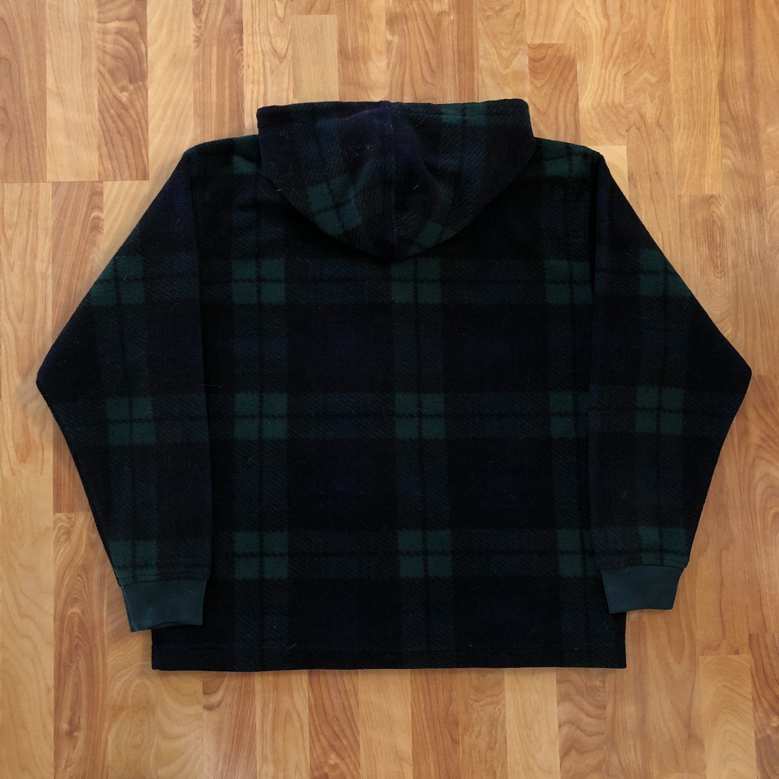 Tommy hilfiger plaid crest hoodie sales