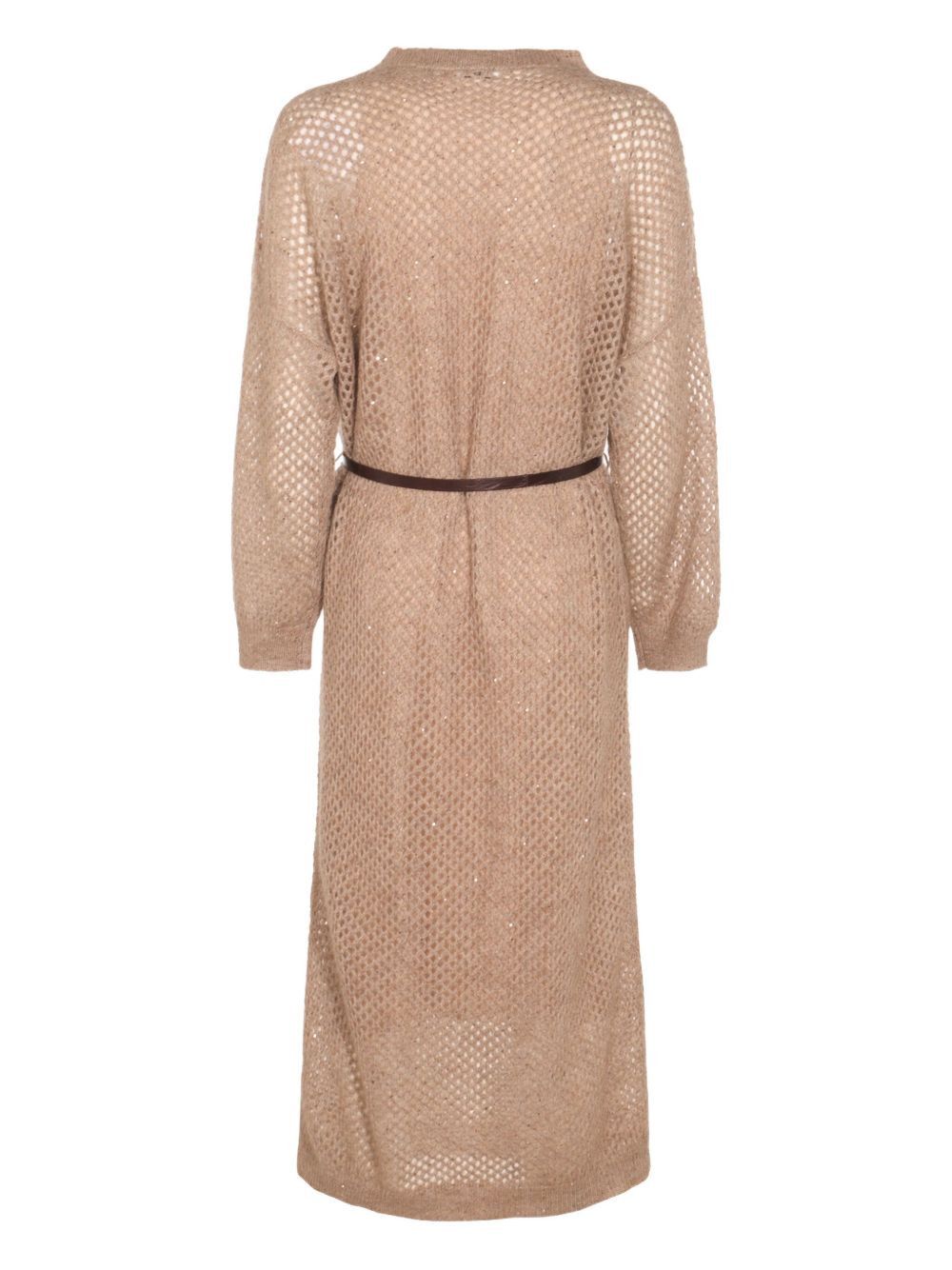 Brunello Cucinelli WOOL LONG DRESS Size M / US 6-8 / IT 42-44 - 3 Thumbnail