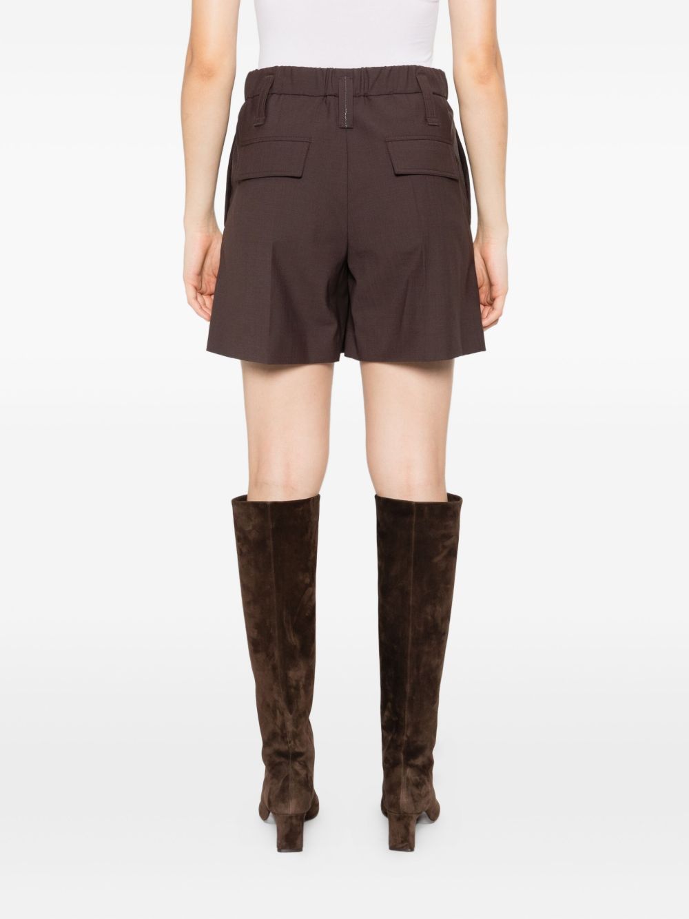 Brunello Cucinelli WOOL BLEND SHORTS Size 28" / US 6 / IT 42 - 5 Thumbnail