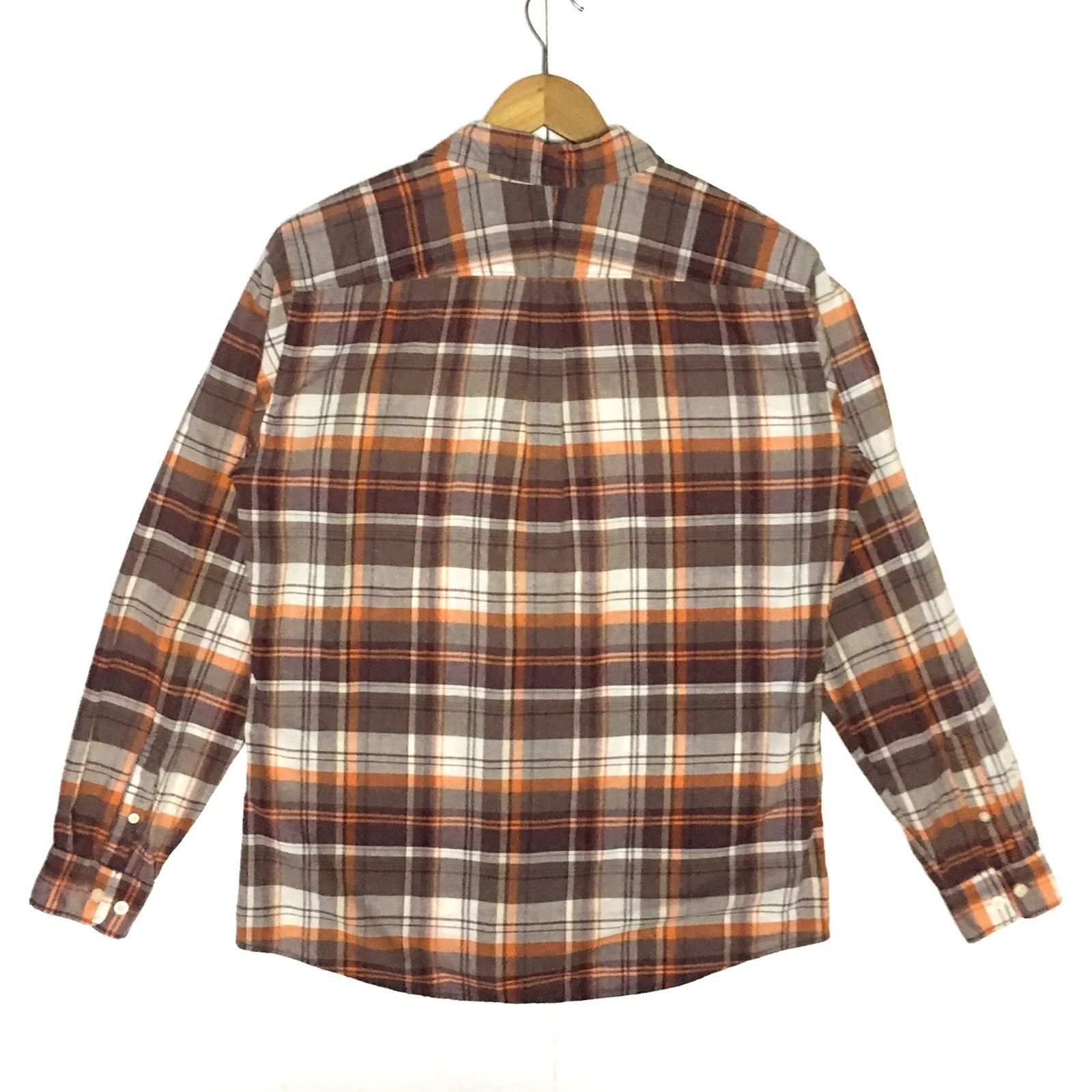 Designer Vintage Back Number Long Sleeve Plaid Shirt Size US M / EU 48-50 / 2 - 2 Thumbnail