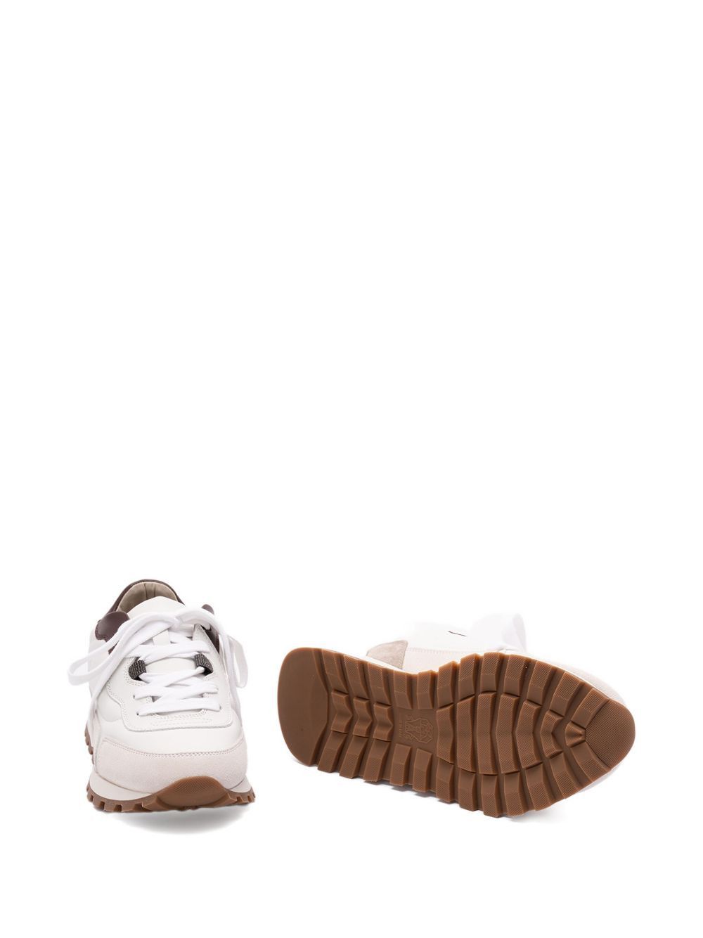 Brunello Cucinelli LEATHER SNEAKERS Size US 10 / IT 40 - 3 Thumbnail
