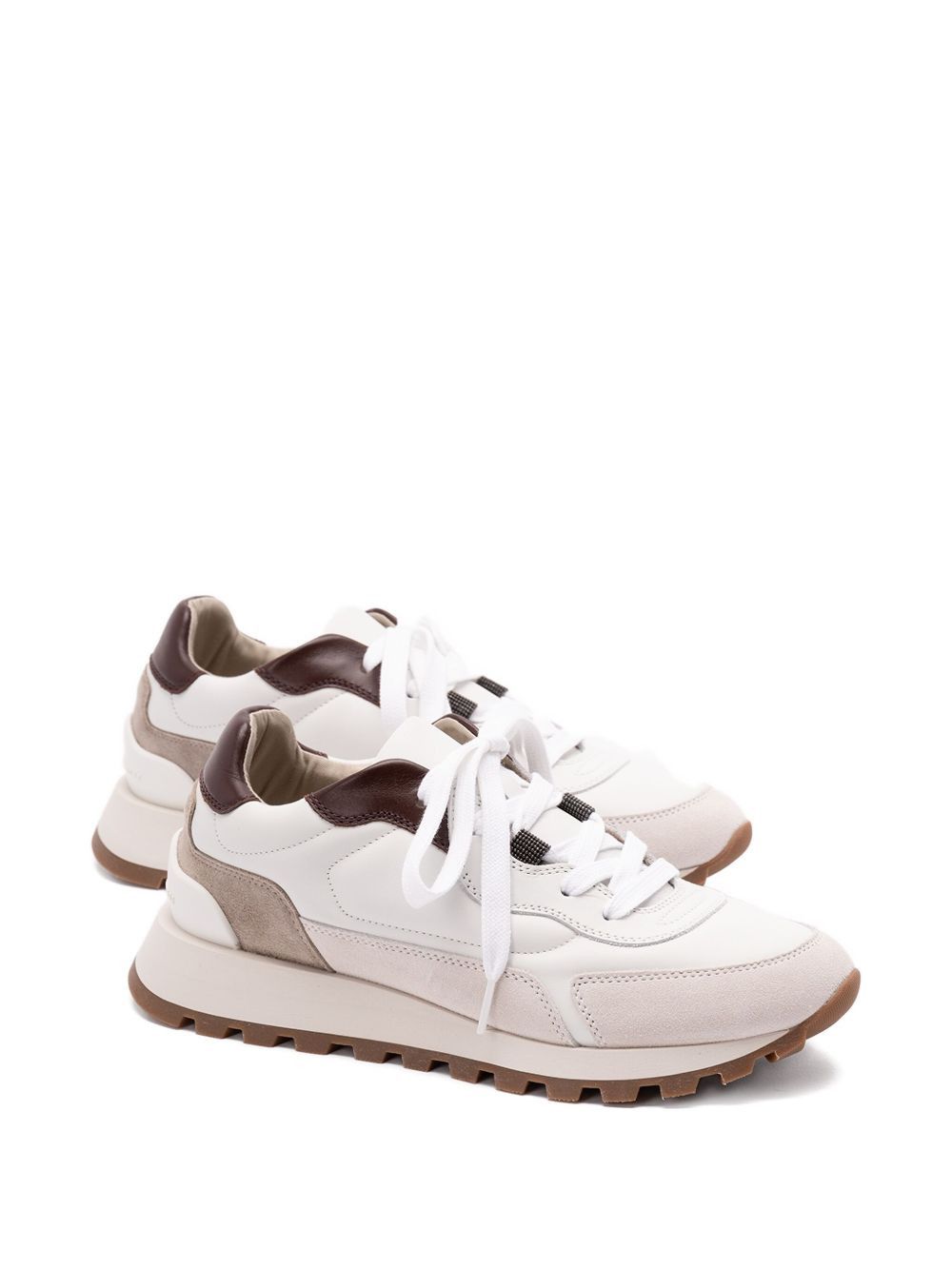 Brunello Cucinelli LEATHER SNEAKERS Size US 11 / IT 41 - 5 Thumbnail