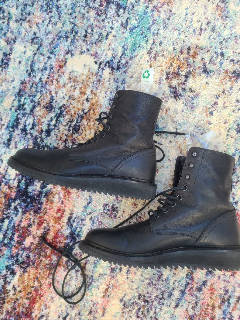 Ann Demeulemeester Ann Demeulemeester Men's Leather Lace-Up Boots Size US 10 / EU 43 - 3 Thumbnail