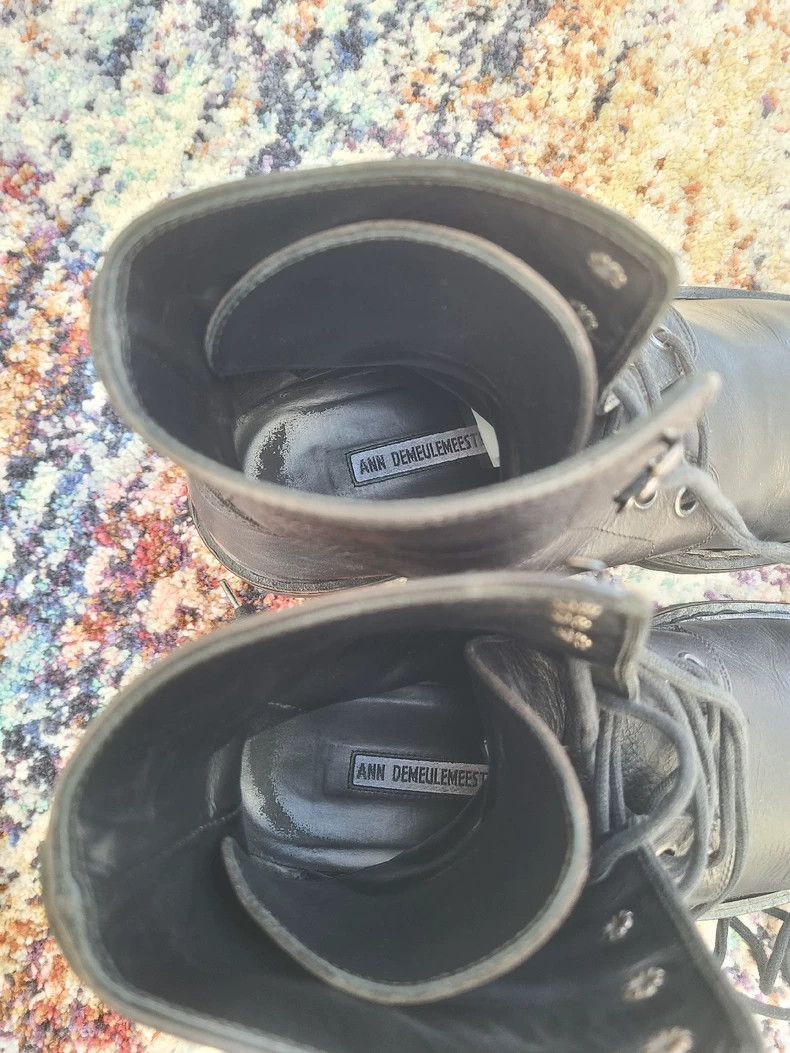 Ann Demeulemeester Ann Demeulemeester Men's Leather Lace-Up Boots Size US 10 / EU 43 - 6 Thumbnail