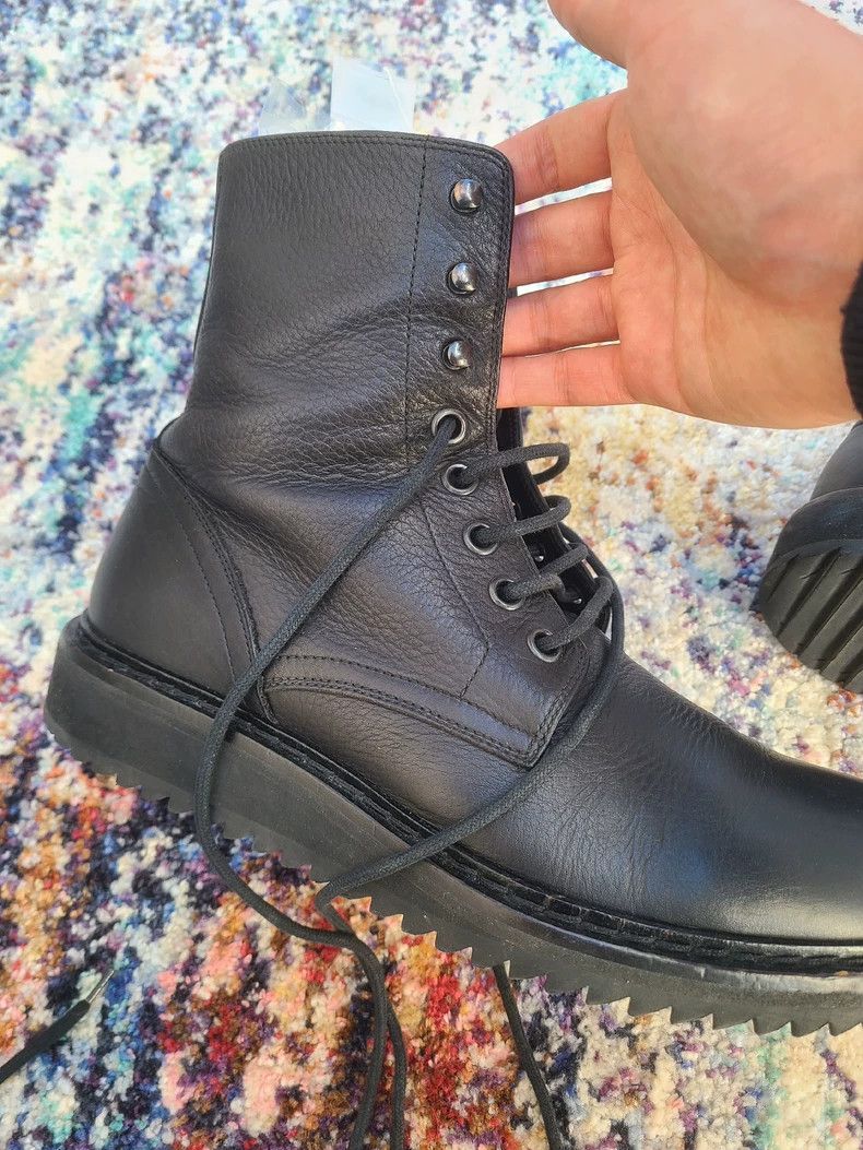 Ann Demeulemeester Ann Demeulemeester Men's Leather Lace-Up Boots Size US 10 / EU 43 - 7 Thumbnail