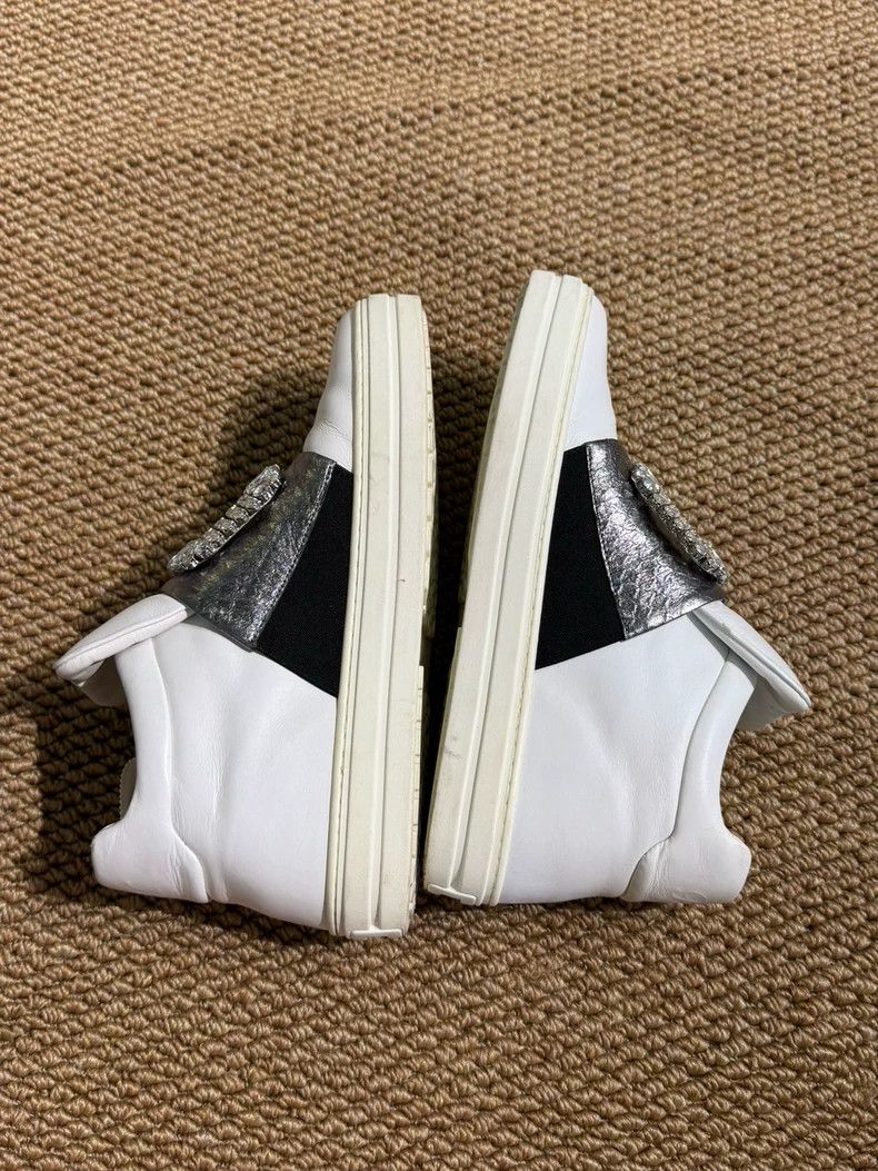 Roger Vivier Roger Vivier White High-Top Sneakers Size US 6 / IT 36 - 7 Thumbnail