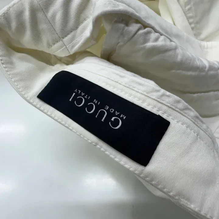 Gucci Gucci White Straight-Leg Denim Pants Size US 44 / EU 60 - 6 Thumbnail