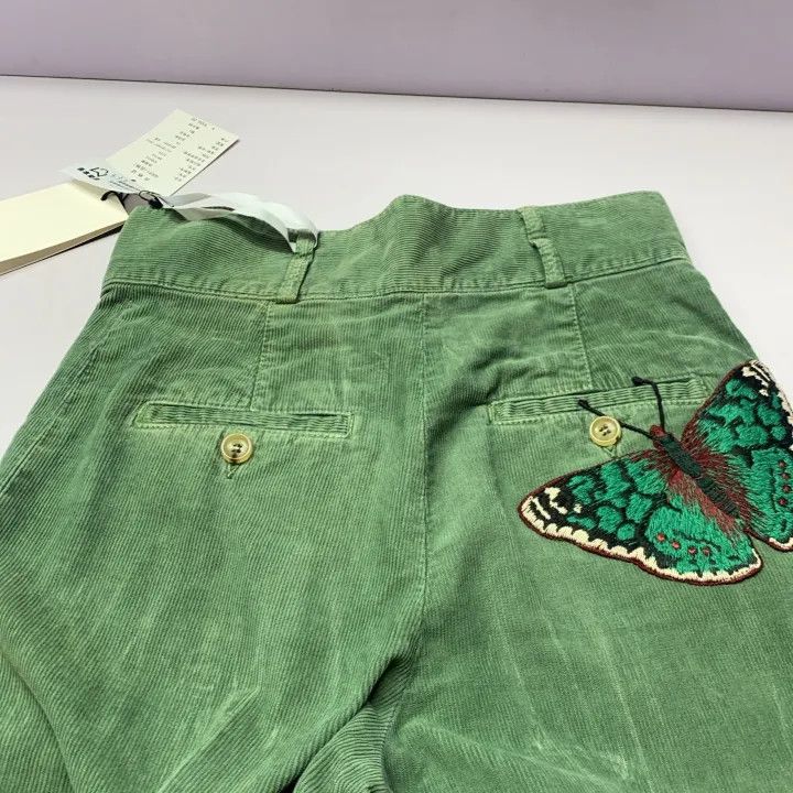 Gucci Gucci Embroidered Butterfly Wide-Leg Pants Size 24" / US 00 / IT 34 - 5 Thumbnail
