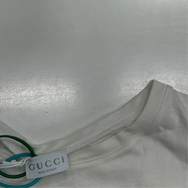 Gucci Gucci Kids White Cherry Logo T-Shirt Size US M / EU 48-50 / 2 - 2 Thumbnail