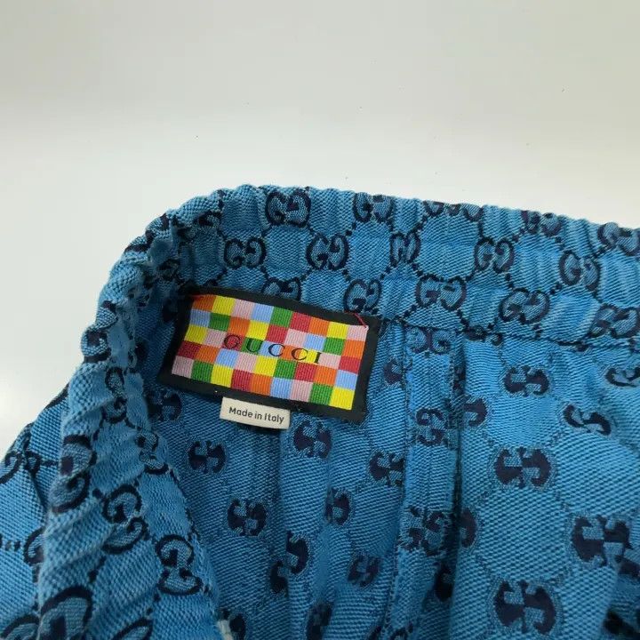 Gucci Gucci Multicolor Double G Printed Canvas Shorts Size US 44 / EU 60 - 6 Thumbnail