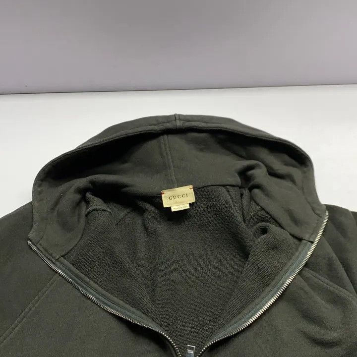 Gucci GUCCI Kids Black Half-Zip Hoodie with Logo Size US XL / EU 56 / 4 - 4 Thumbnail