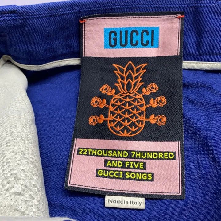 Gucci Gucci Pineapple Embroidery Button Casual Shorts Size US 44 / EU 60 - 3 Thumbnail