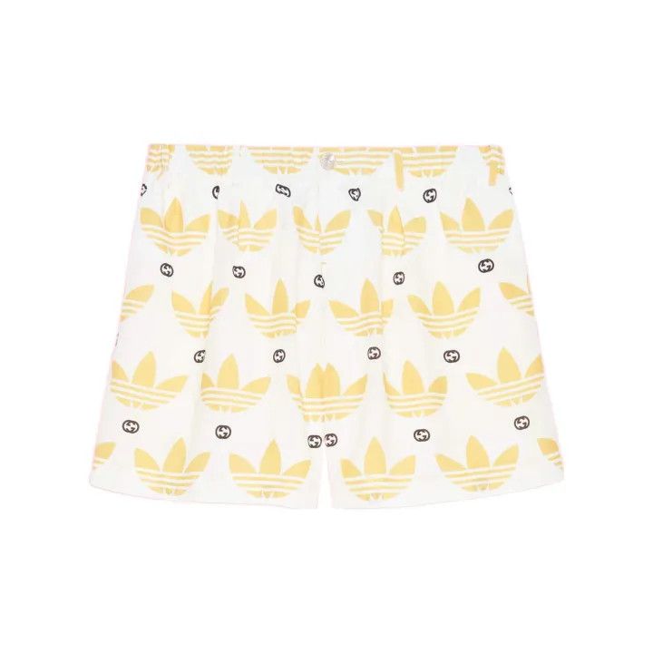 Gucci Gucci x Adidas Shorts in Ivory Color Size US 44 / EU 60 - 2 Thumbnail