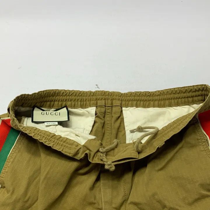 Gucci Gucci SS21 Khaki Side Stripe Zipper Pants Size US 44 / EU 60 - 6 Thumbnail
