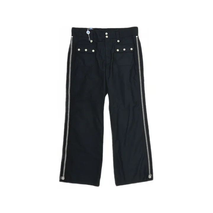 Gucci Gucci FW22 Black Casual Pants with Button Details Size US 44 / EU 60 - 2 Thumbnail