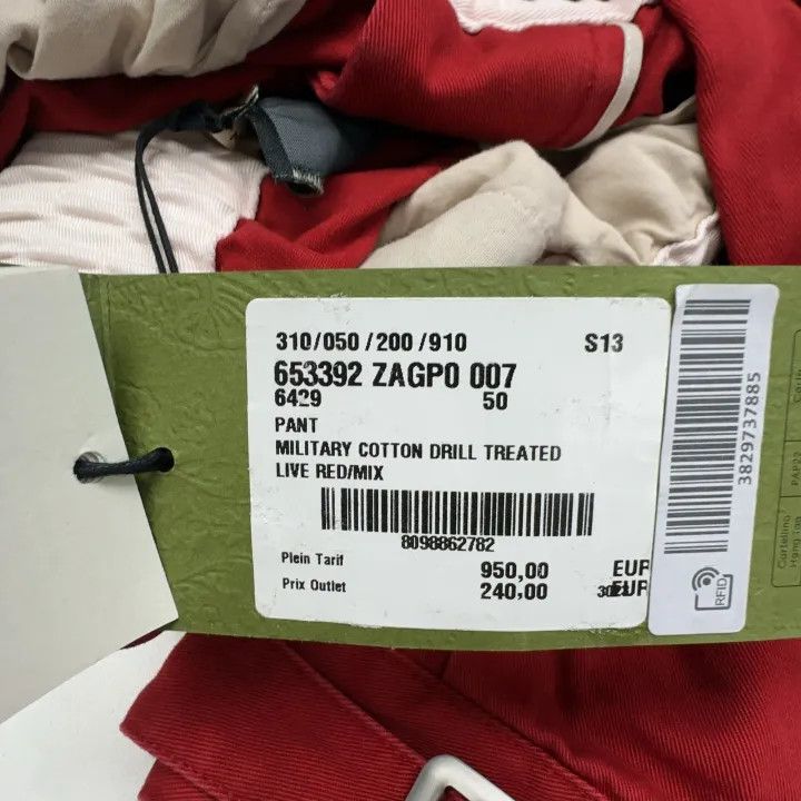 Gucci Gucci Red Logo Stripe Knit Sports Pants Size US 44 / EU 60 - 6 Thumbnail
