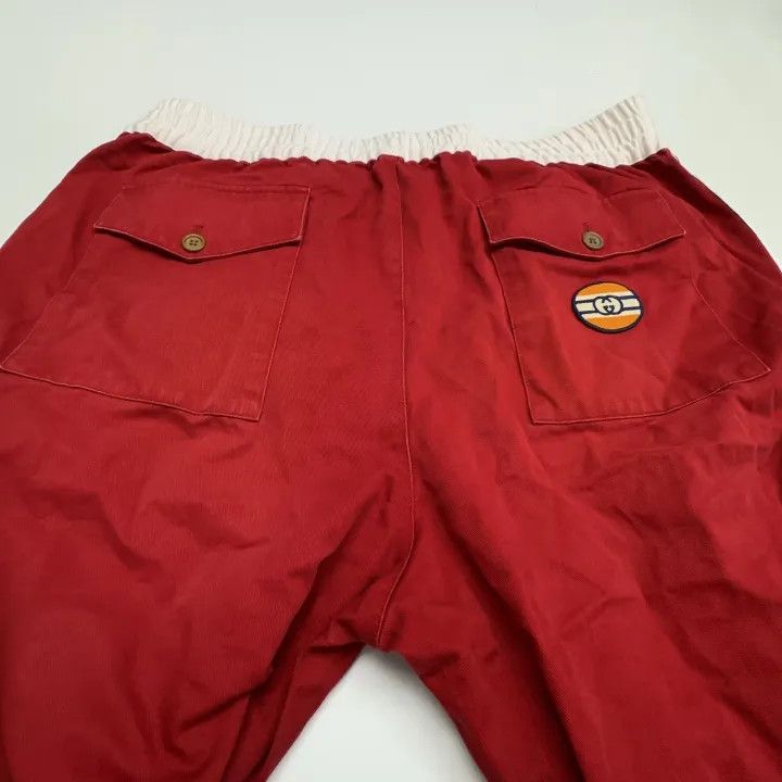 Gucci Gucci Red Logo Stripe Knit Sports Pants Size US 44 / EU 60 - 7 Thumbnail