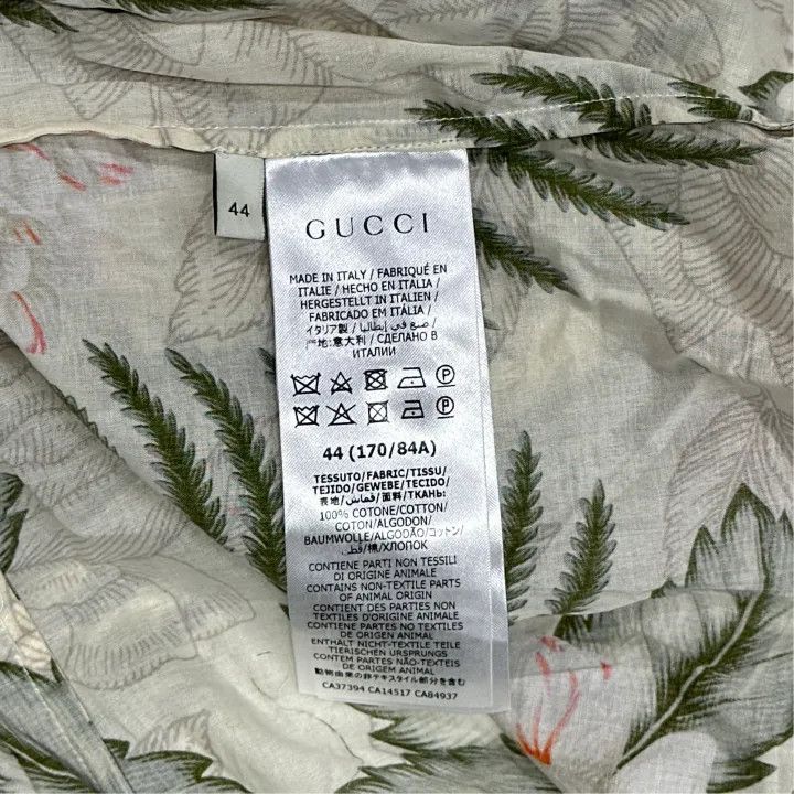 Gucci Gucci Floral Print Long Sleeve Shirt Size US M / EU 48-50 / 2 - 6 Thumbnail