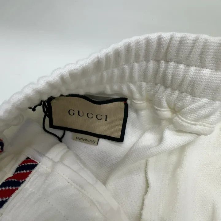 Gucci Gucci Logo Embroidered Cotton Shorts for Men Size US 30 / EU 46 - 5 Thumbnail