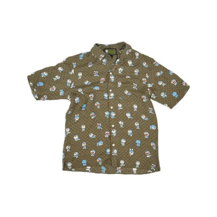 Gucci Gucci Doraemon Printed Short Sleeve Shirt Size US M / EU 48-50 / 2 - 2 Thumbnail