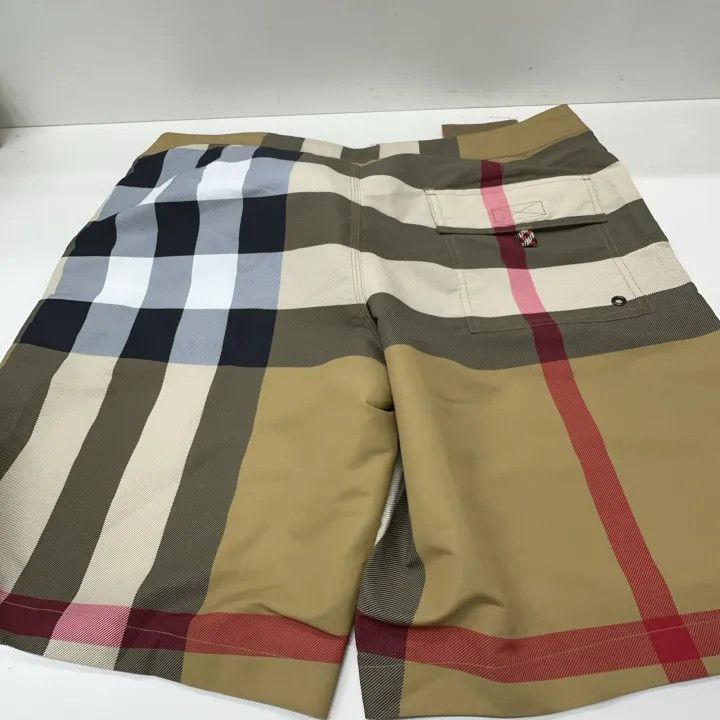 Burberry Burberry Checked Swim Shorts in Khaki Size US 30 / EU 46 - 5 Thumbnail