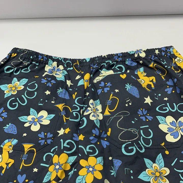 Gucci GUCCI SS22 Floral Printed Casual Shorts Size US 44 / EU 60 - 6 Thumbnail