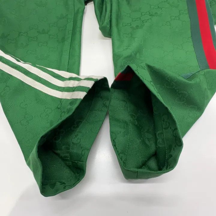 Gucci GUCCI Striped Casual Trousers in Green Size US 44 / EU 60 - 9 Thumbnail