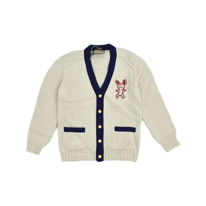Gucci Gucci Men's Cartoon Rabbit Print Knitted Sweater Size US S / EU 44-46 / 1 - 2 Thumbnail
