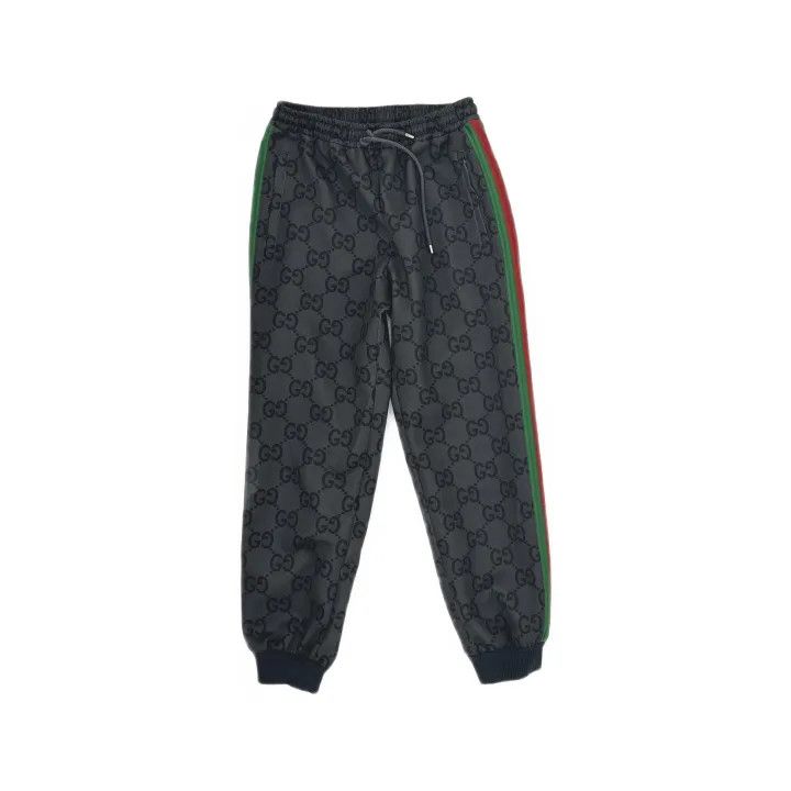 Gucci Gucci Men's Grey Alphabet Print Casual Pants Size US 30 / EU 46 - 2 Thumbnail