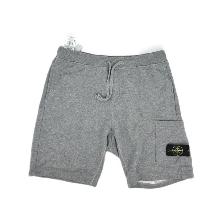 Stone Island Stone Island Gray Drawstring Sports Shorts Size US 36 / EU 52 - 2 Thumbnail