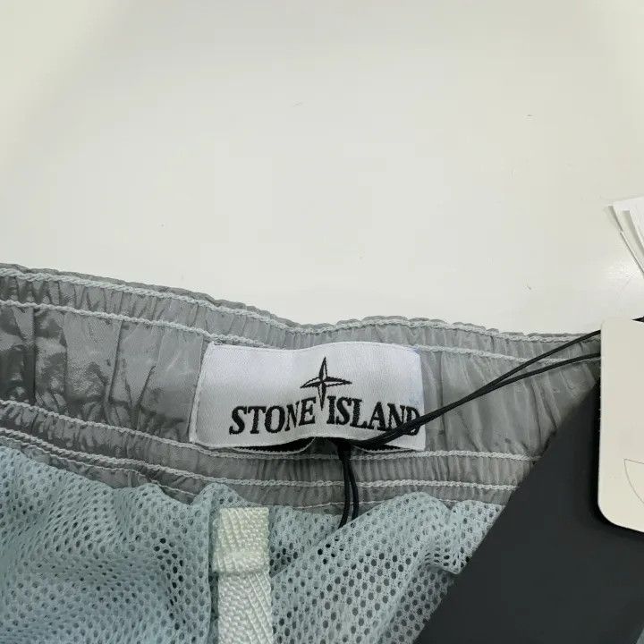 Stone Island Stone Island Gray Logo Elastic Casual Shorts Size US 30 / EU 46 - 5 Thumbnail