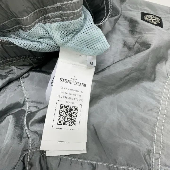 Stone Island Stone Island Gray Logo Elastic Casual Shorts Size US 30 / EU 46 - 4 Thumbnail